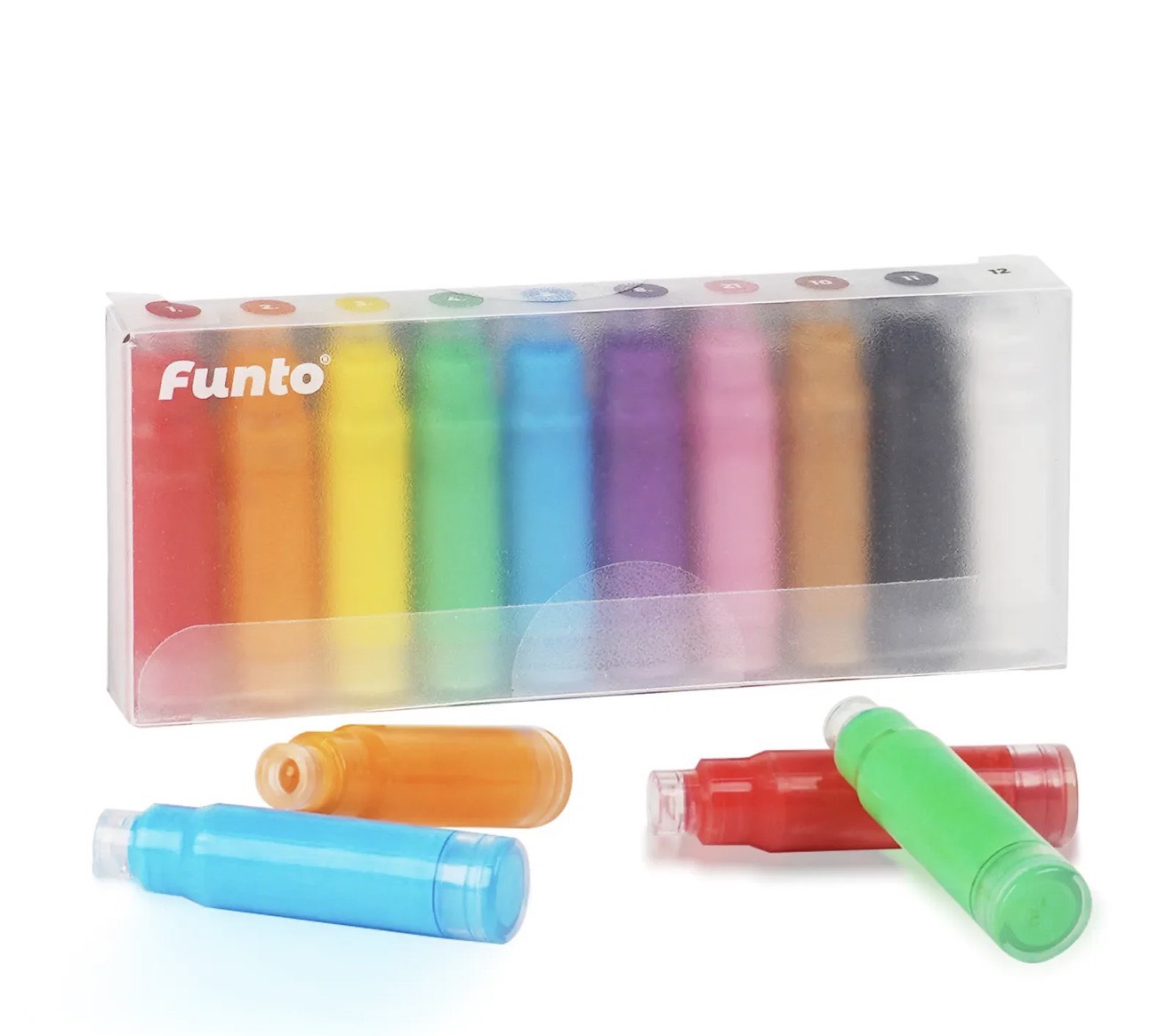 Funto ClickLink 補充墨水夾 10色盒裝